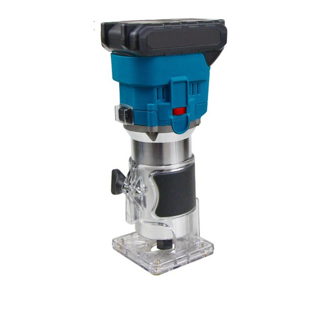 Kenally Recortadora eléctrica inalámbrica de 21V, fresadora de ajustable resistente al desgaste, máquina ranuradora de grabado práctica Herramientas eléctricas Kenally TO009084-00
