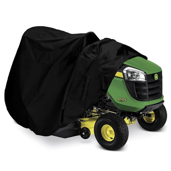 TETSELF Riding Lawn Mower Cover - 72 inch Lawn Tractor Covers Waterproof & Heavy Duty, 420D Outdoor Universal fit with Storage Bag, 72×46×54 inches