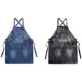 thumbnail image 3 of Maytalsory Unisex Apron For Style And Durable And Multi-purpose Affordable Kitchen Apron Blue 1Set, 3 of 6
