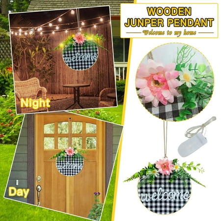 

Mittory Lighting Welcome Listing Door Hanging Window Hanging Gift Decoration Pendant