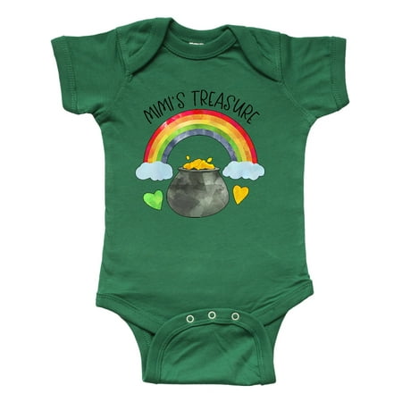 

Inktastic Mimi s Treasure St. Patrick s Day Rainbow and Gold Gift Baby Boy or Baby Girl Bodysuit