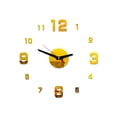 thumbnail image 2 of Agiferg 3D DIY Roman Numbers Acrylic Mirror Wall Sticker Clock Home Decor Mural Decals, 2 of 3