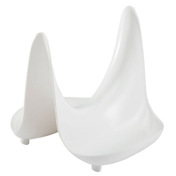 Hutzler Pot Lid Stand, White
