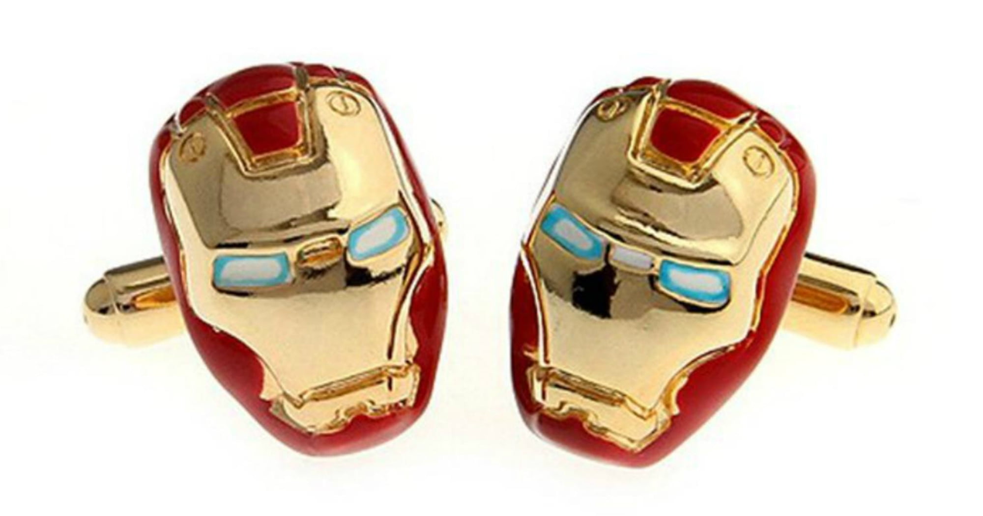 Super Hero Gold Iron Man Cuff Links