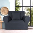 thumbnail image 3 of Unique Bargains 1-Piece Sofa Cover Stretch Couch Slipcover Armchair, Dark Gray, 3 of 8