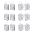 thumbnail image 1 of 12pcs Novedad Holiday Stripe Wedding Party Supplies Bolsa De Papel Mercancía Llevar Bolsas De Botín Reciclables Azul oscuro yotijar Bolsos de regalo de la boda, 1 of 10