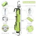 thumbnail image 2 of RUTHNISSI Golf Stand Bag, Lightweight Golf Easy Carry Bag with Padded Strap，Durable Pitch n Putt Golf Bag , Practice Ranger Sunday Golf Bag for Men&Women, 2 of 6