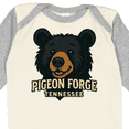 thumbnail image 4 of Inktastic Pigeon Forge Tennessee Black Bear Graphic Boys or Girls Long Sleeve Baby Bodysuit, 4 of 5