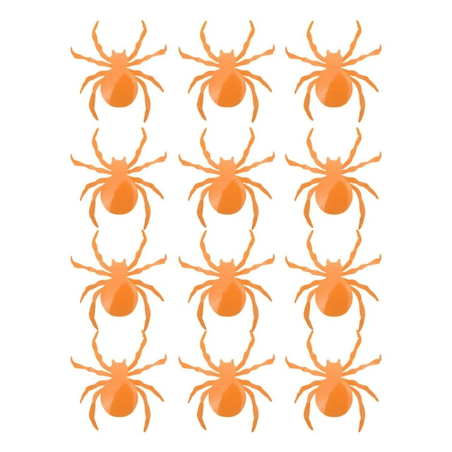 12 Halloween Wall Decals with Bright Party Decorations for Festive Atmosphere Easy Application 12PCS