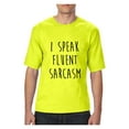 thumbnail image 1 of "Mens and Big Mens I Speak Fluent Sarcasm T-Shirt, up to size 3XLT", 1 of 5