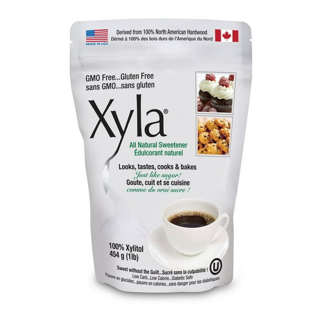 Xyla Xylitol Edulcorant naturel sans gluten, 454 g