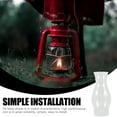 Tersarium Oil Lamp Glass Lamp Shade Clear Kerosene Lamp Chimney