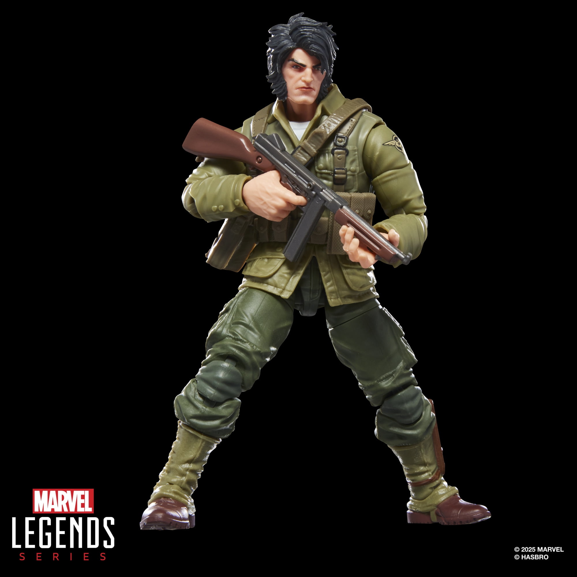 Marvel Legends Series Wolverine (WWII Logan), X-Men Comics Action Figure