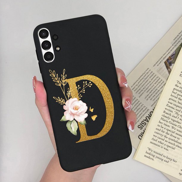 Funda de teléfono para Samsung Galaxy A13 4G, carcasa de silicona suave con letras mate, SM-A135F, A13 A 13 4G Fivean unisex