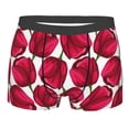 thumbnail image 4 of Goofa Tulips Flowers Printed Men's Boxer Briefs Underwear, Moisture-Wicking Underwear, Trunk,Soft and Breathable Cotton Underwear-X-Large, 4 of 9