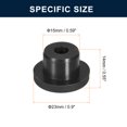 thumbnail image 3 of Unique Bargains 30 Pieces Black Plug Holes, Waterproof Rubber Button Plug for 14mm/0.55', 3 of 6