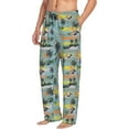 thumbnail image 2 of Balery Hawaiian Style print Men's Pajama Pants,Ultra Lightweight Pjs,Lounge Pant-Large, 2 of 9