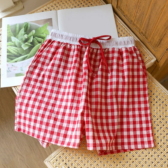 Censtreet Womens Cotton Pajama Shorts, Soft Sleep Shorts for Women Lightweight Lounge Pj Bottoms