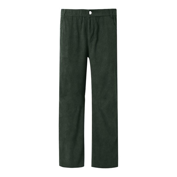 Solthread Womens Cropped Straight Leg Pants High Waist Button Front Ankle Length Trousers Everyday Casual Capri Pants