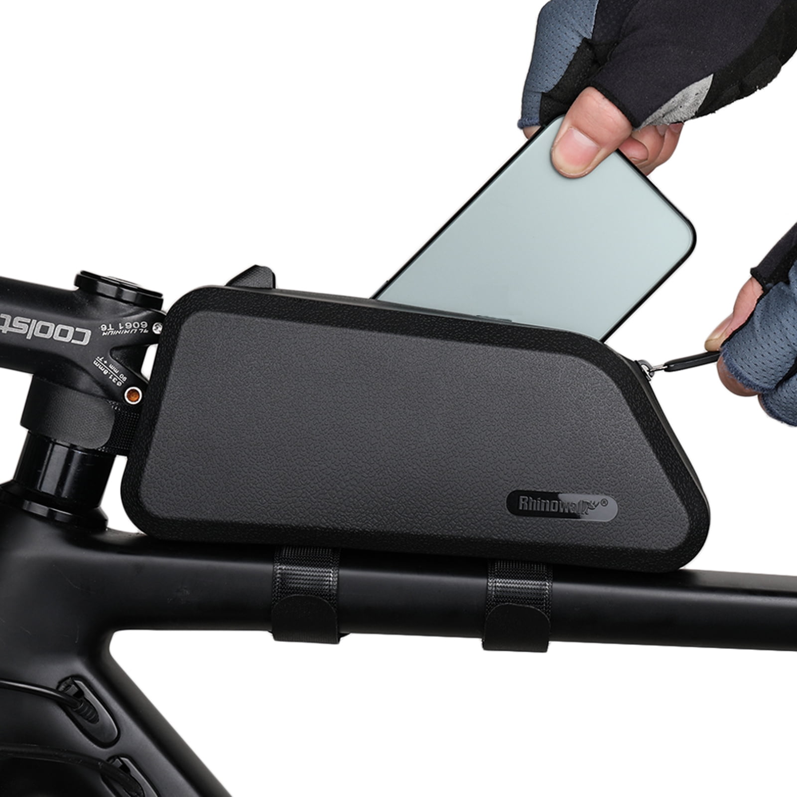 Details about / Bicycle Cycling Bike Waterproof Hard Shell Front Beam Upper Tube Bag 5 Colors
