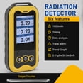 thumbnail image 4 of Geiger Counter Nuclear Radiation Detector, Radiation Dosimeter With LCD Display, Portable Handheld Beta Gamma X Ray, Supports Sound Vibrtion Light Alarm, 4 of 8
