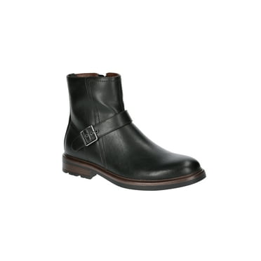 George Men's Faux Leather Buckle Boots