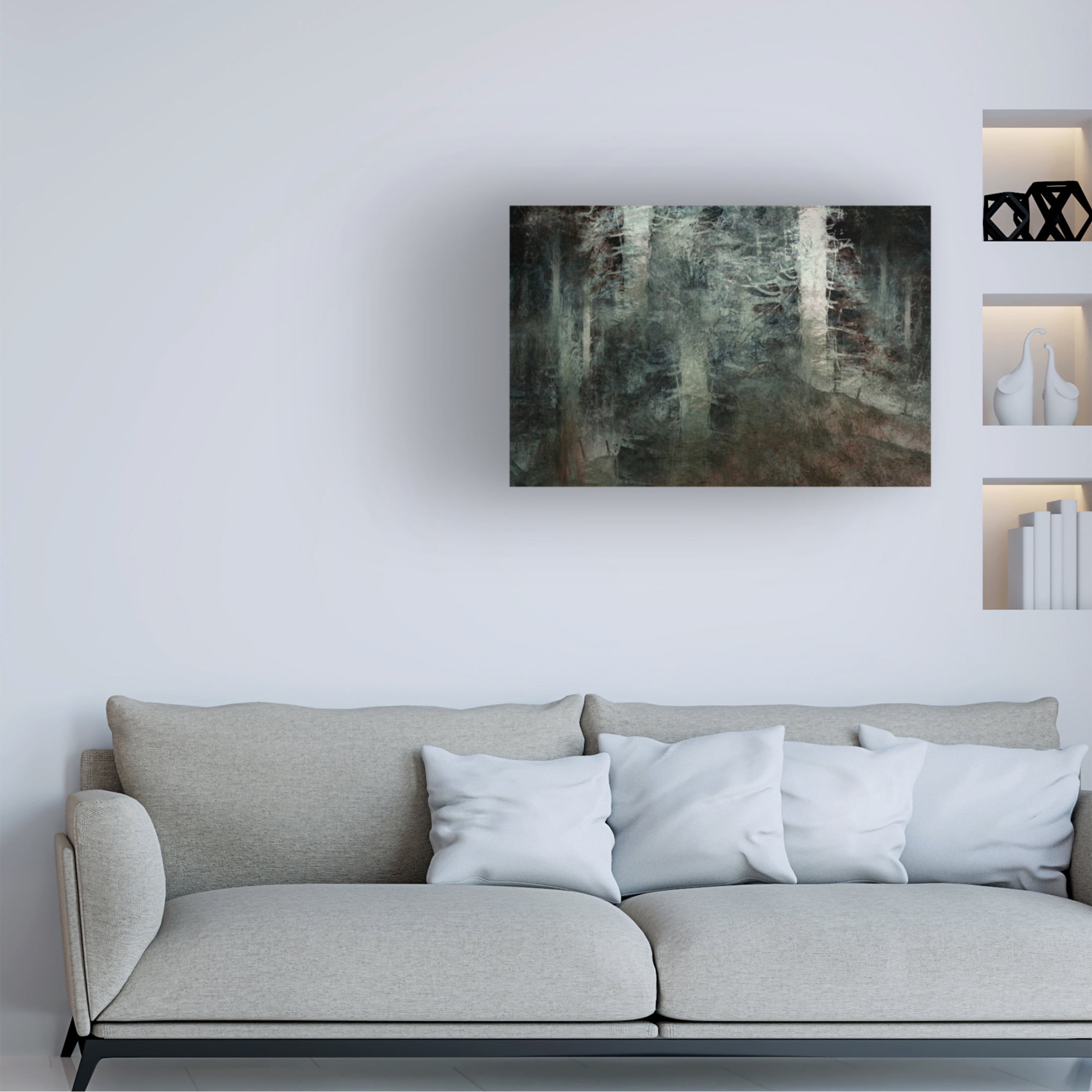 Canvas Wall Art - Christina Sillen 'From The Hill' Wall Art for Living Room, Bedroom, or Office Décor by Trademark Fine Art - 47 x 30 Inches
