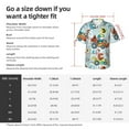 thumbnail image 5 of Kll Men'S Hawaiian Shirt Short Sleeve Button Down Beach Shirts-Cartoon Car Racing, 5 of 7
