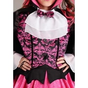 Girls Pink Vampire Costume