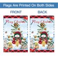 thumbnail image 4 of Merry Christmas Garden Flag 12 x 18 Inch Double Sided With the Image Printed, Christmas  Winter Holiday Yard Outdoor Decorative Flag, 4 of 4