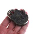 thumbnail image 2 of OUSITAID Vintage Metal Cast God Lock Key Puzzle Toy IQ&EQ Mind Brain Teaser Kid Gift, 2 of 7