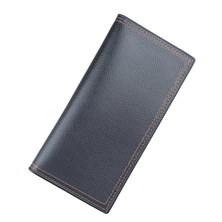 MUSOIE Wallet for Men Vegan Leather RFID Blocking Slim Mens Wallet Bifold Credit Card Holder for Men