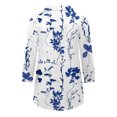 thumbnail image 6 of JINMGG Fall Long Sleeve Shirts for Women, Womens Summer Fall Tops 2023 Fashion Woman V Neck Three Quarter 3/4Sleeve T Shirt Autumn Printing Blouse Tops Sweatshirt, 6 of 6