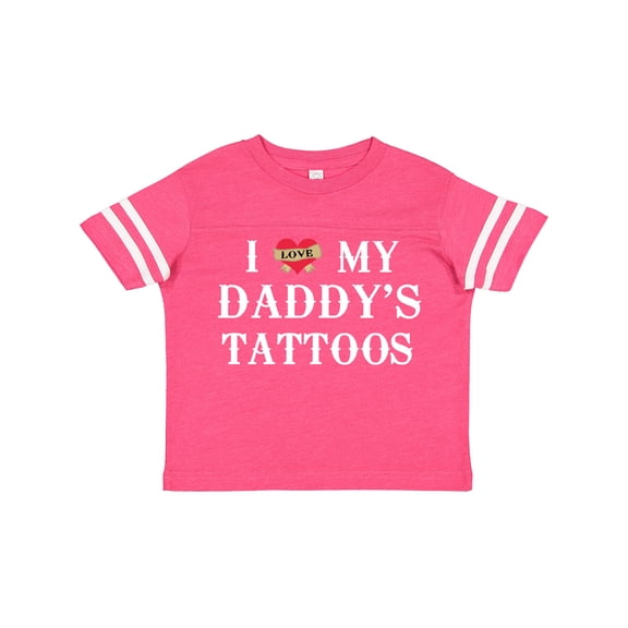 Inktastic I Love My Daddy's Tattoos Boys or Girls Toddler T-Shirt