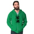 thumbnail image 5 of Hourglass Celestial Symbol Beautiful Zip Up Hoodie Men's Women's Brisco Brands X, 5 of 6