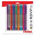 thumbnail image 1 of Bolígrafos Pentel RSVP Medium Point 1.0 mm - 8 colores x16, 1 of 9