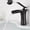 Black Bronze Short, variant on Luxurious Bathroom Basin Faucet Brass Deck Mounted White Mixer Taps Single Handle Hot Cold Water Mixer Tap