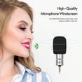 thumbnail image 3 of BOYA BY-P4 Omnidirectional Condenser Microphone Mini Mic with Windscreen 3.5mm TRRS Plug for Smartphone Tablet Laptop Vlog Shooting Live Stream Interview, 3 of 9