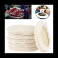 thumbnail image 3 of 6 Piezas de Disco de Pulido de Felpa Similar una la Lana de 7 Pulgadas con Juego de Pulido de Lana con Cordones Pulido de TampóN de Almohadilla de Lana, 3 of 5