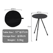Folding Round Table Portable Telescopic Outdoor Three-legged Dining Table Aluminum Alloy Coffee Table Hike Picnic Liftable Table