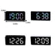 thumbnail image 5 of Matsuzay Reloj despertador digital LED Medidor de temperatura Reloj de espejo con atenuador de escritorio Type3 NO3, 5 of 6
