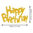 thumbnail image 4 of Shisuyan Table Confetti Black Plastic 2Pcs 1.06x0.59x0.04in, 4 of 8