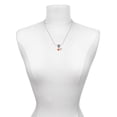 thumbnail image 3 of Delight Jewelry Acrylic 5/16" Orange Heart Lord Guide Me Charm Bead, 3 of 4