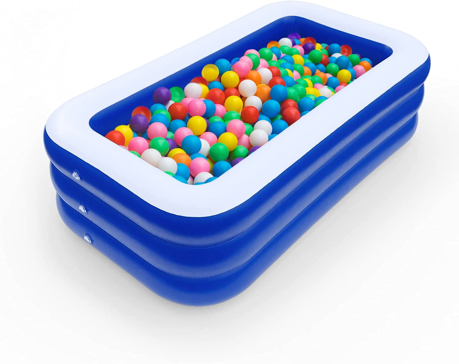 Stargo Large Inflatable Pool with Inflatable Soft Floor for Kids and