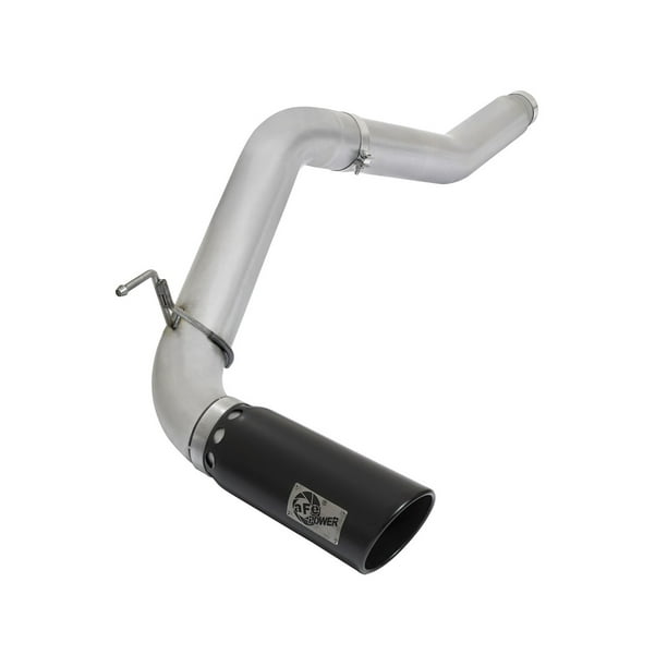 aFe 49-04041-P aFe Atlas Exhaust 5in DPF-Back Al Steel 11-13 GM Diesel Trucks V8-6.6L (td) LML (Pol Tip)