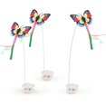 thumbnail image 1 of Cat Toys,Interactive Cat Toy Automatic Butterfly 360° Rotating Kitten Toy , 3 Pack Butterfly Replacements, 1 of 6
