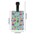 thumbnail image 4 of Luggage Tags for Suitcases, Wine Print No.J921 Leather Bag Luggage Tags ID Label Tags Privacy Protection Travel Bag Labels, 4 of 6