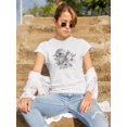 thumbnail image 2 of Bird With Ethnic Ornates T-Shirt Women -Image by Shutterstock, Female Medium, 2 of 4