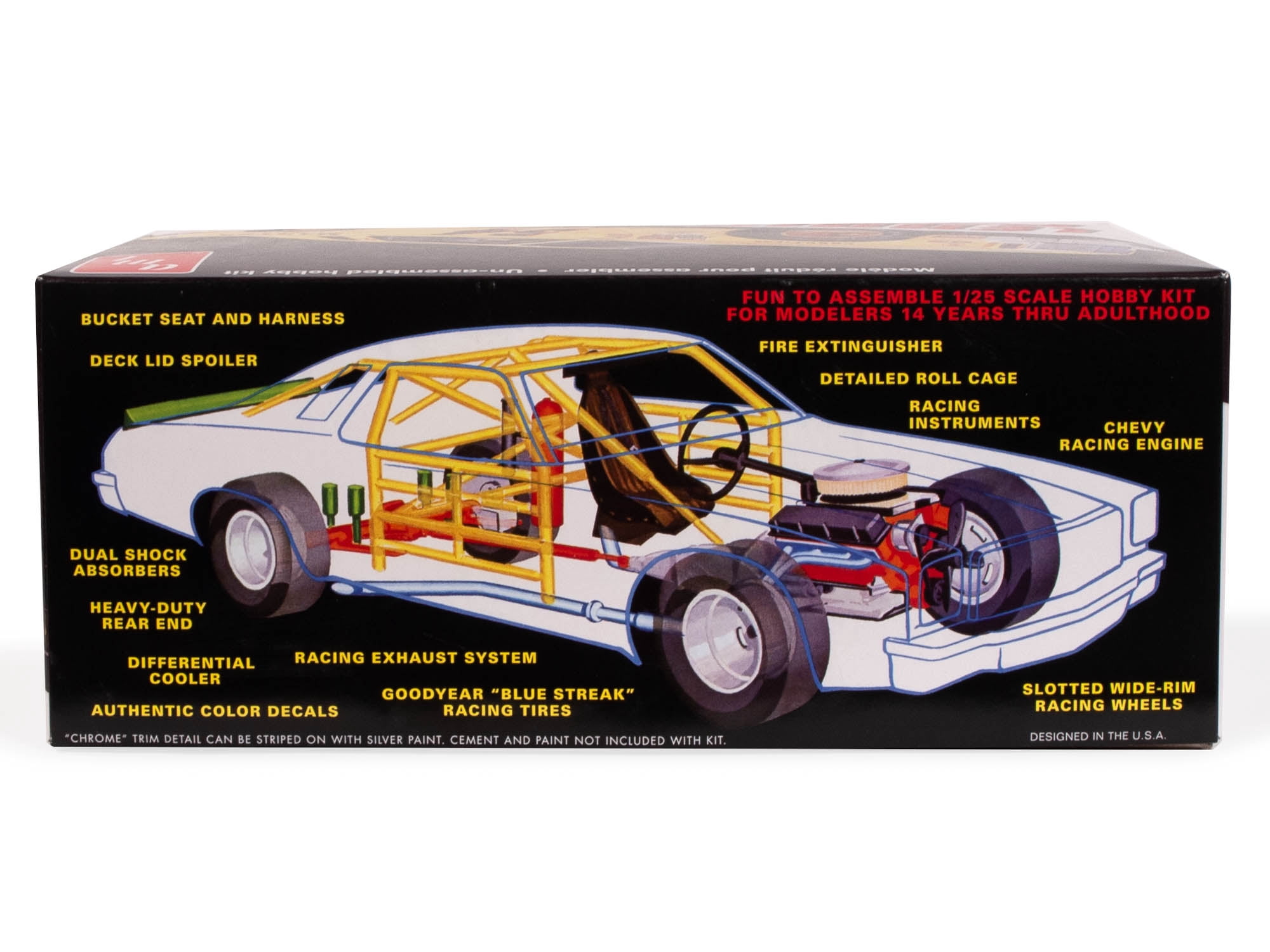 AMT Model Kit Skill 2 Lennie Pond 1974 Chevy Malibu Stock Car