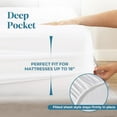 thumbnail image 2 of Mastertex Micropuff Down Alternative Mattress Pad, 2 of 7